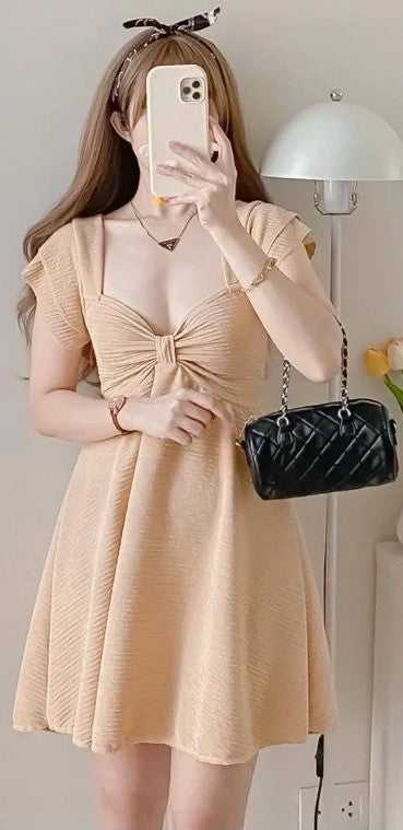Casual Summer Butterfly Peplum Dress