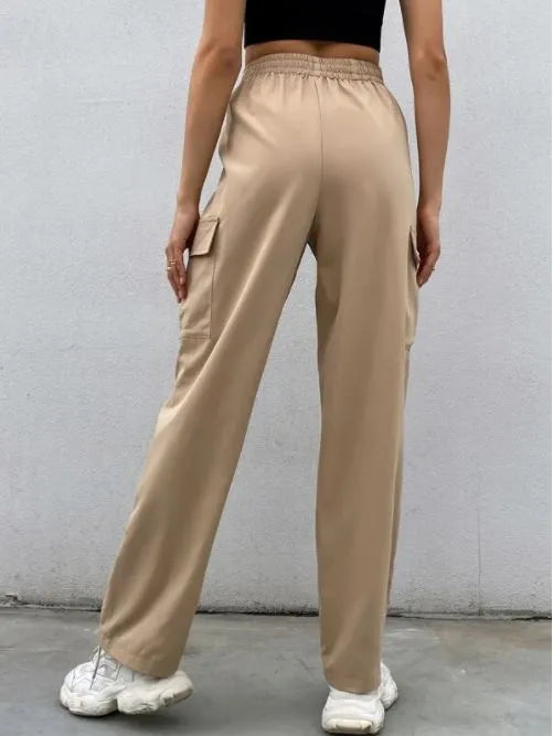 Casual Cargo Trouser Pants with Side Pocket