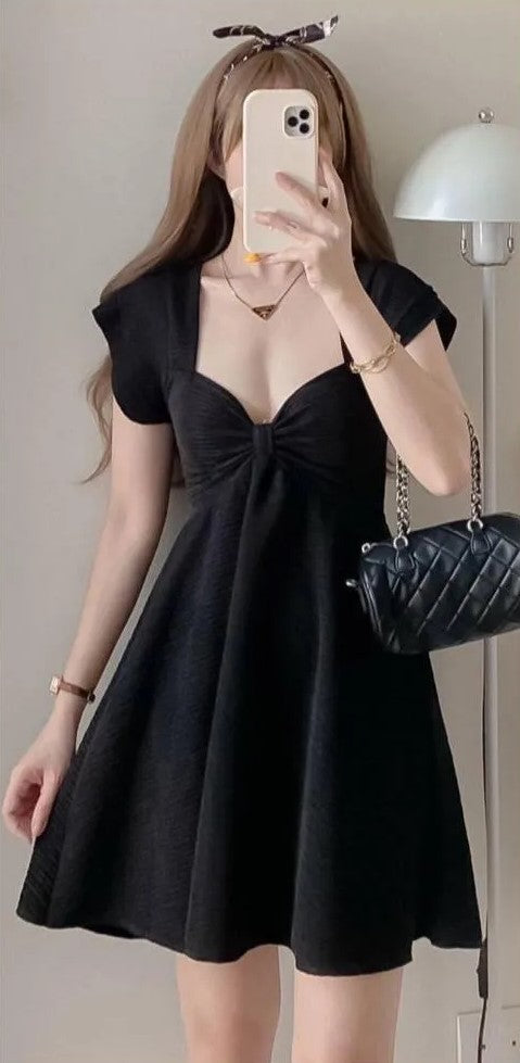 Casual Summer Butterfly Peplum Dress