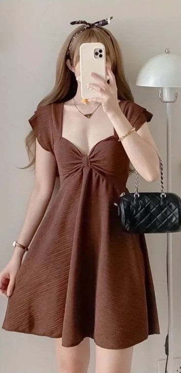 Casual Summer Butterfly Peplum Dress