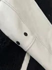 NEW COACH BOMBER RT $2k Jacket Mens M Leather Sleeves jShearling Front