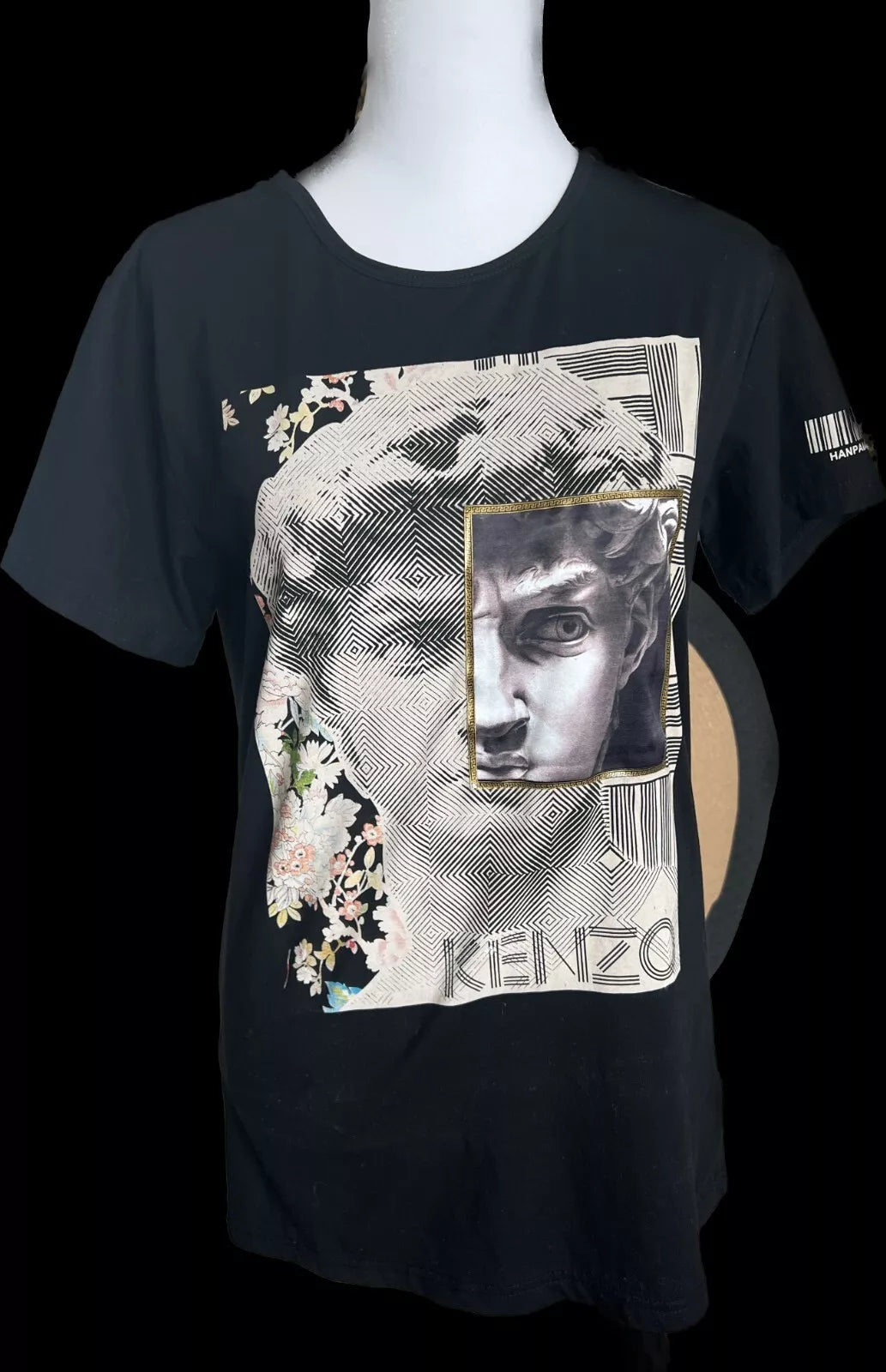 KENZO Paris Graphic Tee David Sculpture A Rare Collectors Sz M