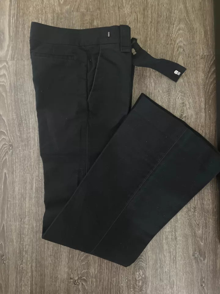 Retail $2200 GUCCI Tailored Tapered Flared Black Pants Sz 38 size 8