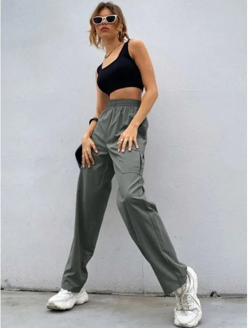 Casual Cargo Trouser Pants with Side Pocket