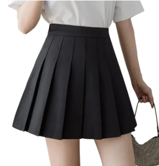 Casual High Waist Pleated Tennis Skirt