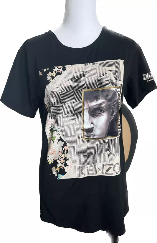 KENZO Paris Graphic Tee David Sculpture A Rare Collectors Sz M